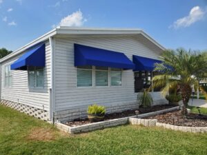 Sunbrella fabric awning