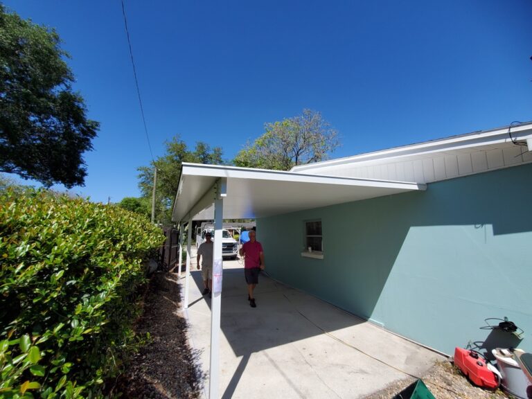 Best Aluminum Carport Covers Metal Carport Roof Tampa West Coast Awnings
