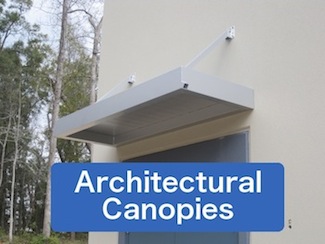 Architectural Canopies from West Coast Awnings
