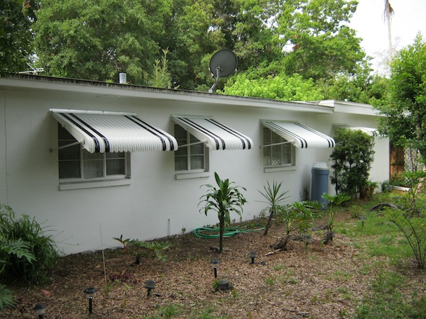 Aluminum Clamshell Awning Clearwater FL