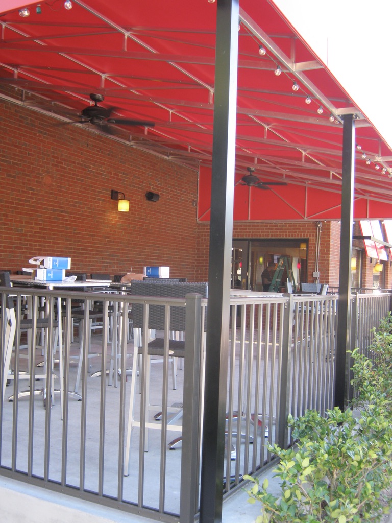 Restaurant Awnings, Patio Covers, and Curtains Gallery