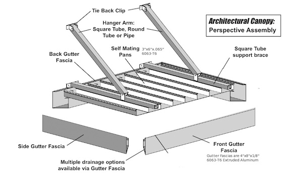 Architectural Canopy Schematic