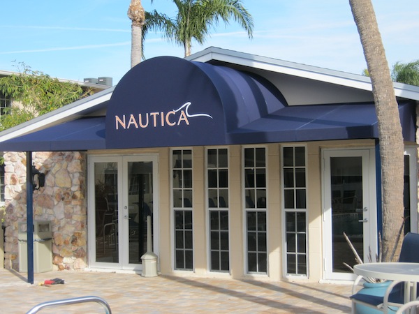 Fixed Canvas Awnings - St. Petersburg - Nautica Apartments -4